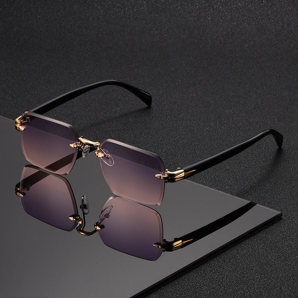 Elegante Herrenbrille | Randlose Brille mit Leichtem Design | Stilvoller Komfort für Jeden Tag 9