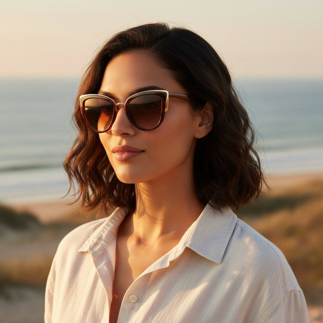 Retro Katzenaugen-Sonnenbrille mit UV400-Schutz | Stilvolles Accessoire für Damen 8