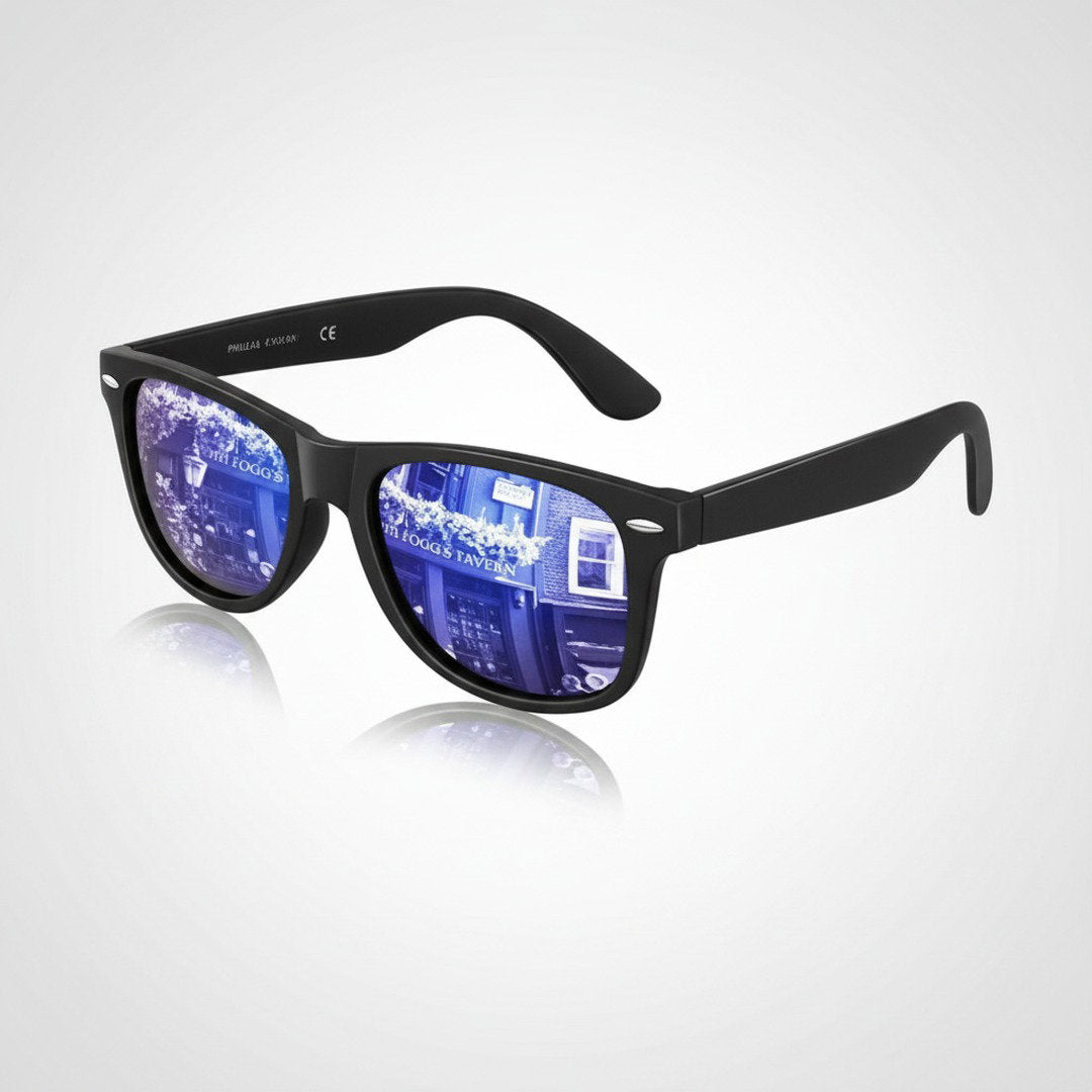 Retro Sonnenbrille | Polarisierte 80er-Jahre-Sonnenbrille mit UV400 Schutz | Unisex für Klare Sicht und Stil 0