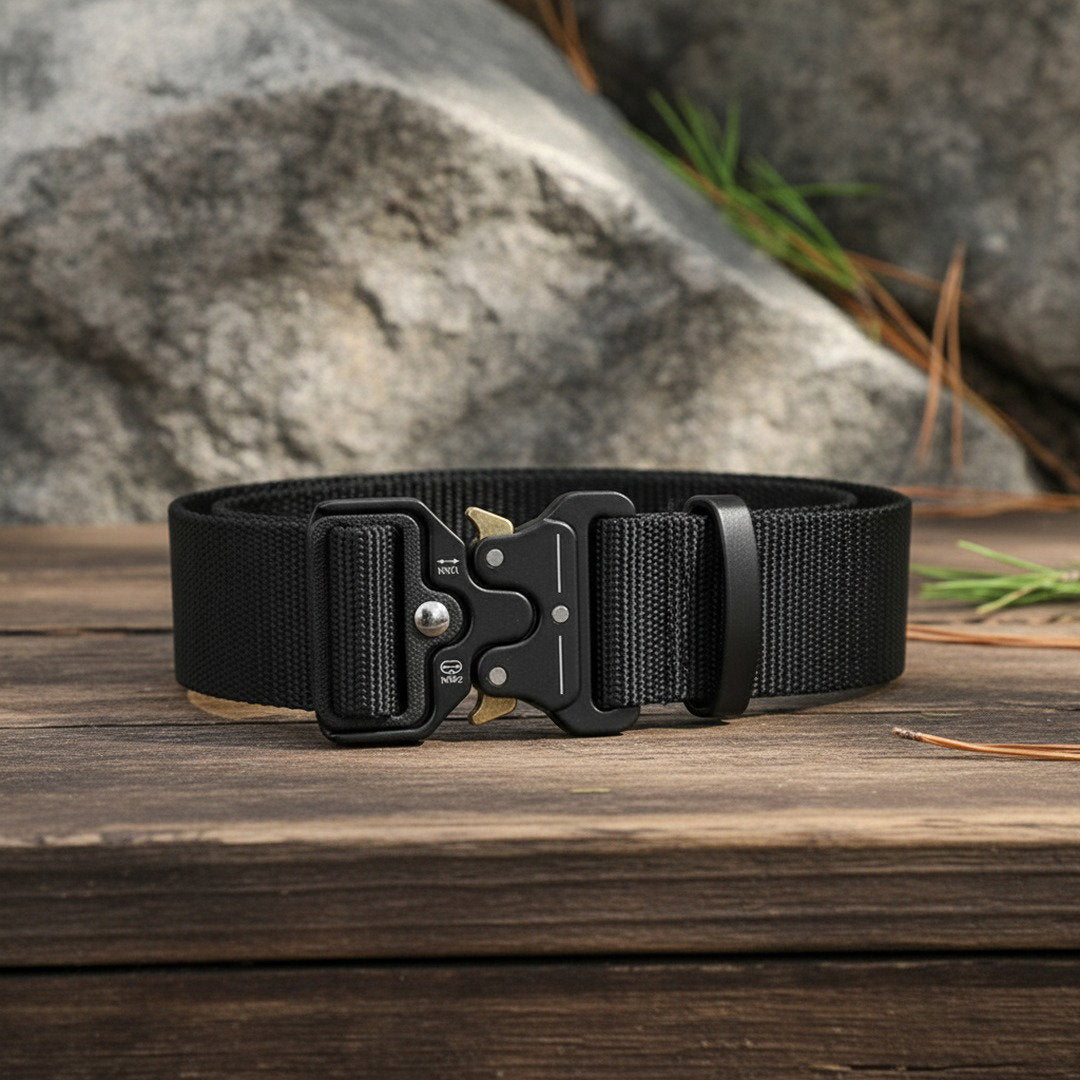 Robuster Taktischer Outdoor-Gürtel mit Verstellbarem Design | Ideal für Komfort und Flexibilität beim Wandern 2