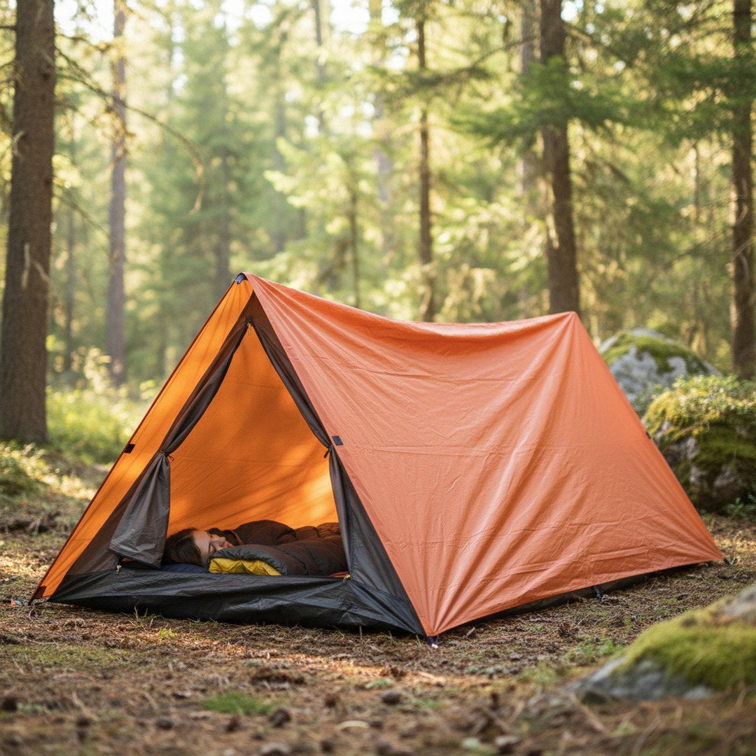 Überlebensunterkunft | Leichtes Notfallzelt mit Schneller Montage | Wetterbeständiger Schutz für Outdoor-Abenteuer 5