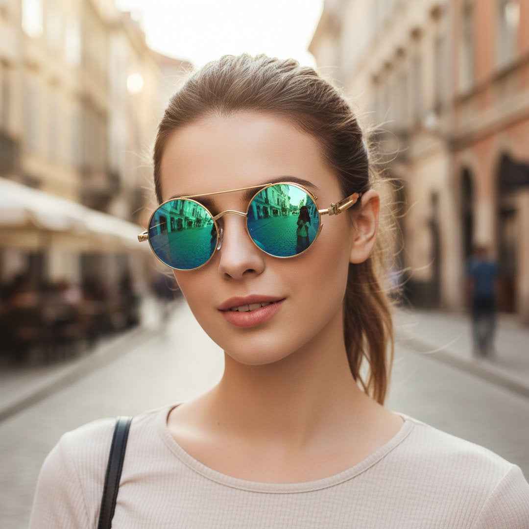 Vintage Sonnenbrille für Herren und Damen mit UV400 Schutz | Stilvolles Accessoire für Jeden Anlass 7