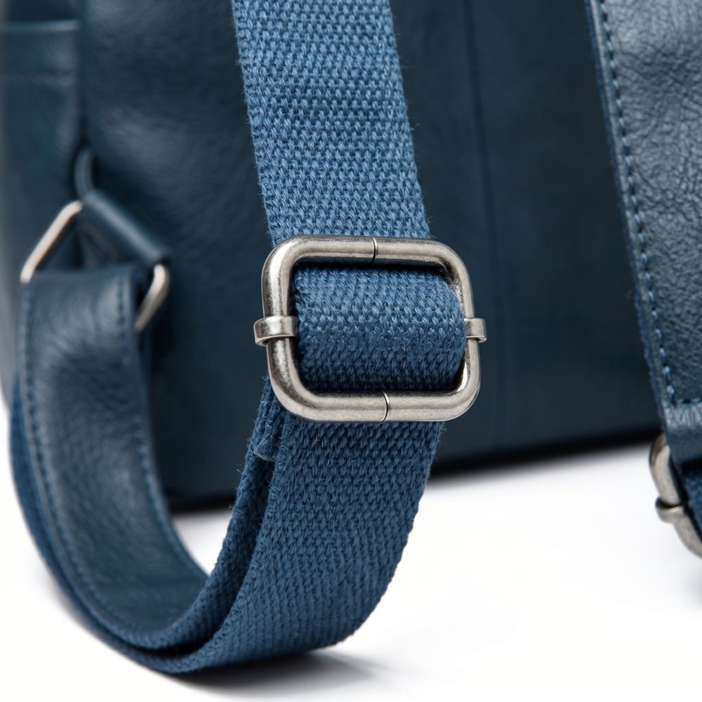 Eleganter Leder Rucksack Damen mit Durchdachter Fächeraufteilung | Stilvoller Begleiter für Alltag und Beruf