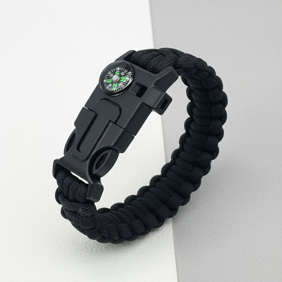 Abenteuer Armband | Paracord Survival Armband mit Multifunktion | Robuste Ausführung für Outdoor und Notfälle 5