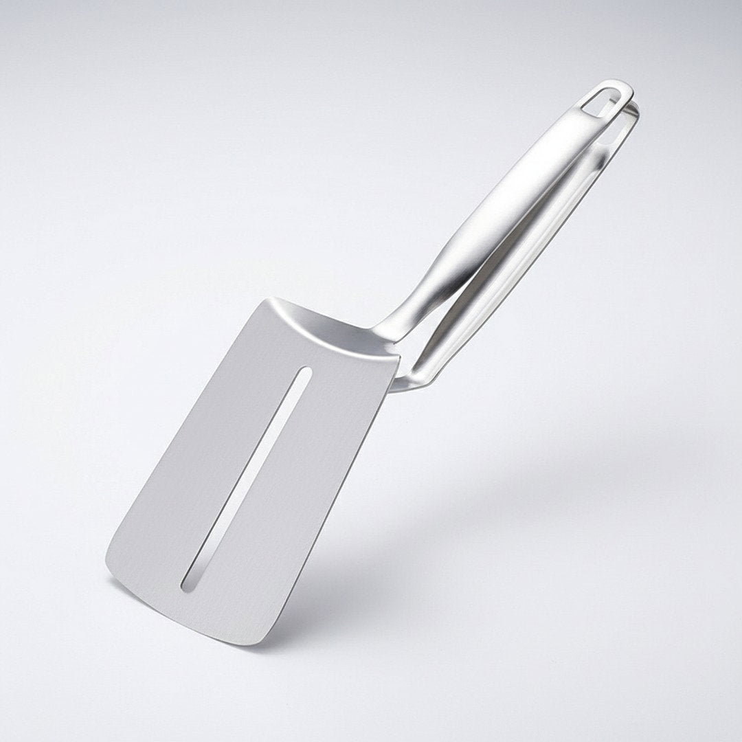 Edelstahl Grillzange | Doppelseitige Schaufelklemme mit All-in-One-Design | Robuste Küchenzange für vielseitige Anwendungen 7