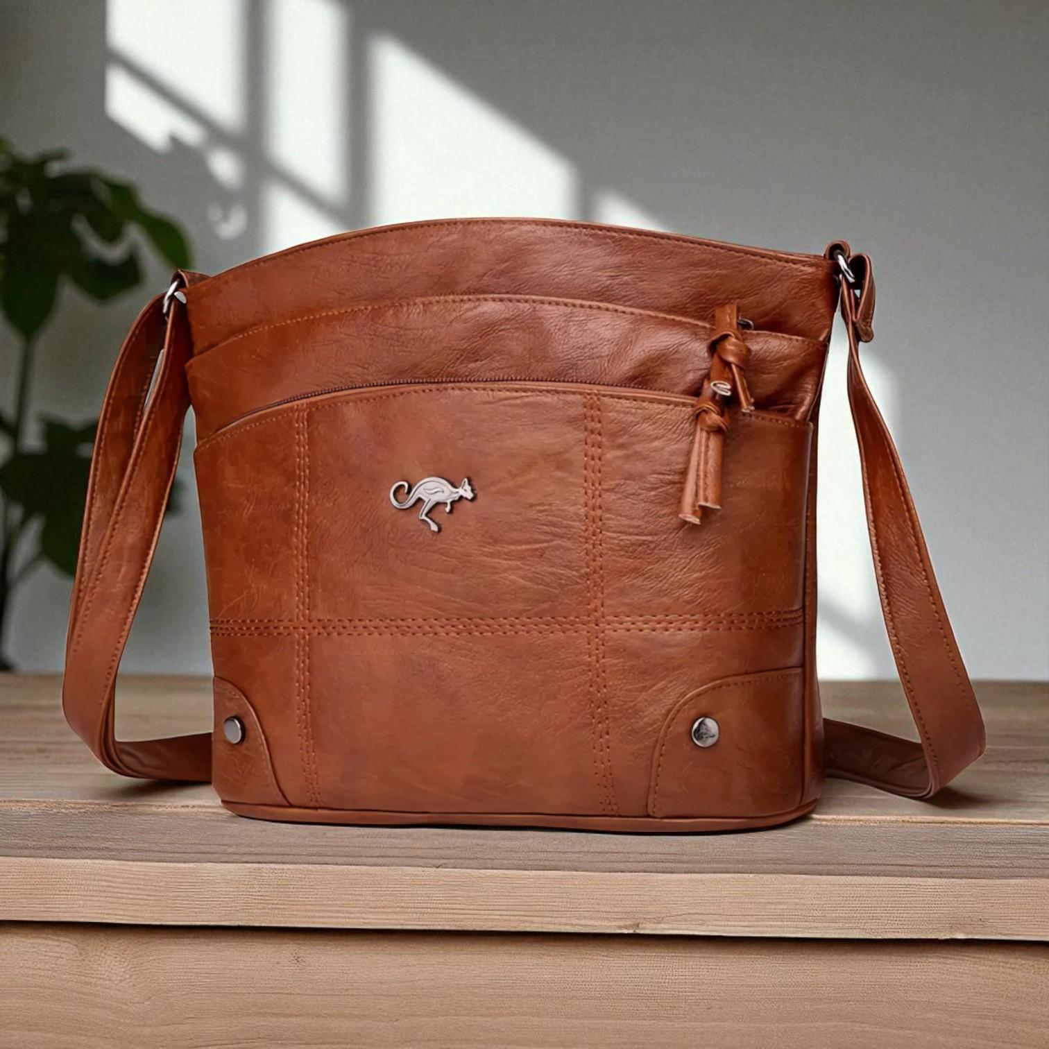 Elegante Damen Handtasche aus Hochwertigem Leder mit Vielseitigem Design | Stilvolle Tasche für Alltag und besondere Anlässe 0