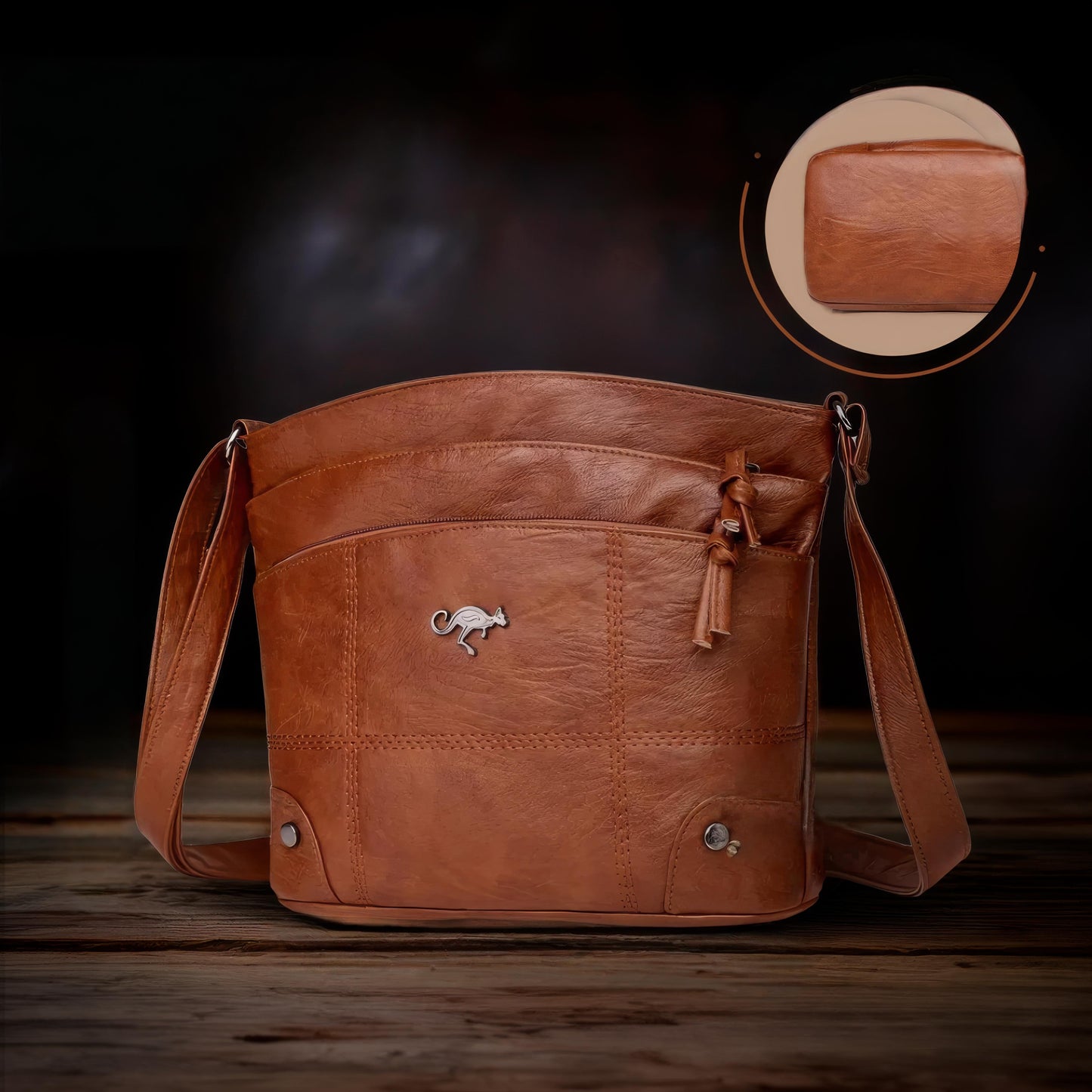 Elegante Damen Handtasche aus Hochwertigem Leder mit Vielseitigem Design | Stilvolle Tasche für Alltag und besondere Anlässe 6