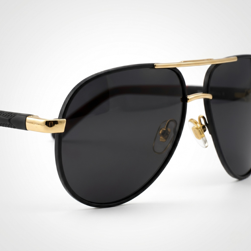 Elegante Herren-Sonnenbrille | Polarisierend mit UV400-Schutz | Stilvolles Aviator-Design für klaren Blick 2