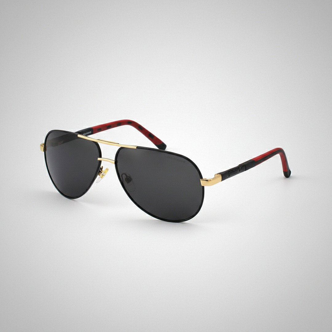 Elegante Herren-Sonnenbrille | Polarisierend mit UV400-Schutz | Stilvolles Aviator-Design für klaren Blick 2