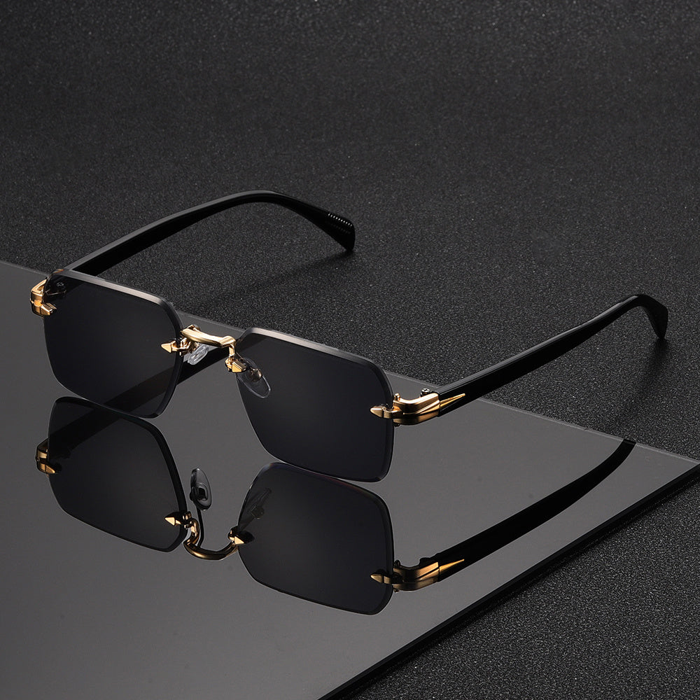 Elegante Herrenbrille | Randlose Brille mit Leichtem Design | Stilvoller Komfort für Jeden Tag 3