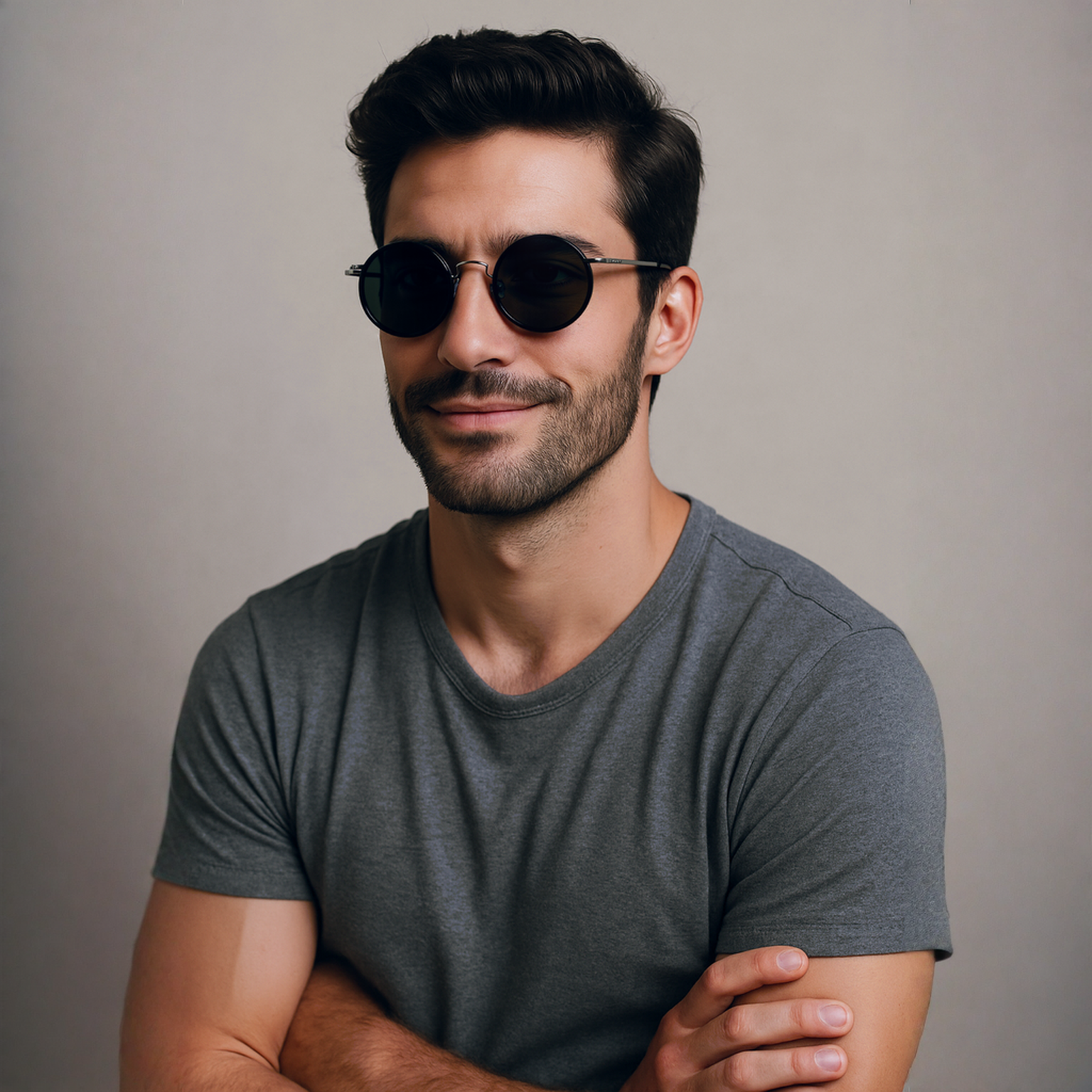 Elegante Sonnenbrille Herren/Damen mit Metallrahmen und UV400 Schutz | Stilvolles Design für Optimalen Augenschutz 1