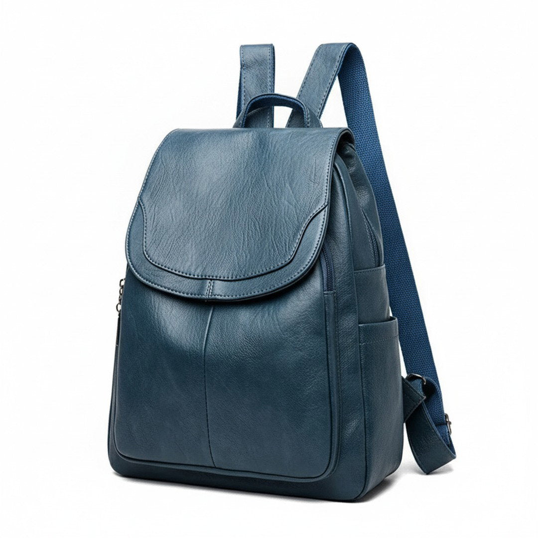 Eleganter Leder Rucksack Damen mit Durchdachter Fächeraufteilung | Stilvoller Begleiter für Alltag und Beruf 5