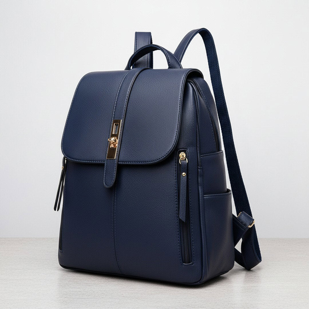 Eleganter Rucksack Damen | Wasserabweisender Leder Rucksack mit Verstellbaren Schulterriemen | Stilvolles Design für Optimalen Komfort 6