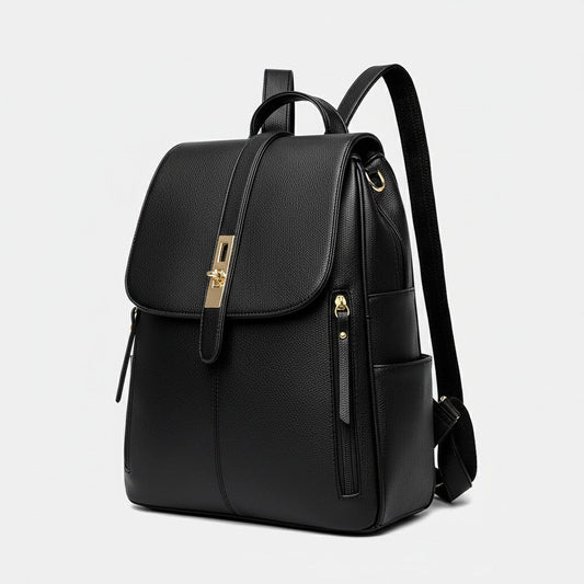 Eleganter Rucksack Damen | Wasserabweisender Leder Rucksack mit Verstellbaren Schulterriemen | Stilvolles Design für Optimalen Komfort 6