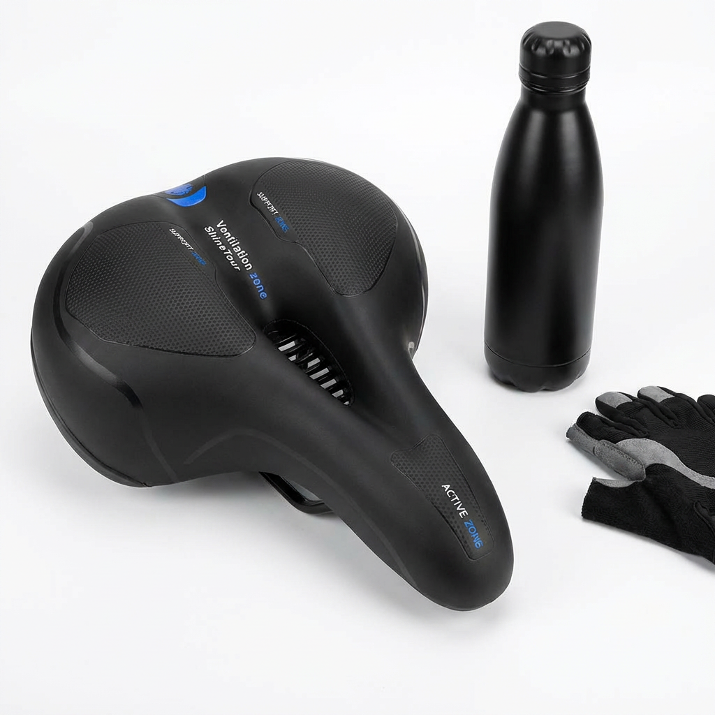 Ergonomischer Fahrradsattel für Herren | Atmungsaktiv & Komfortabel | Ideal für Lange Strecken 0