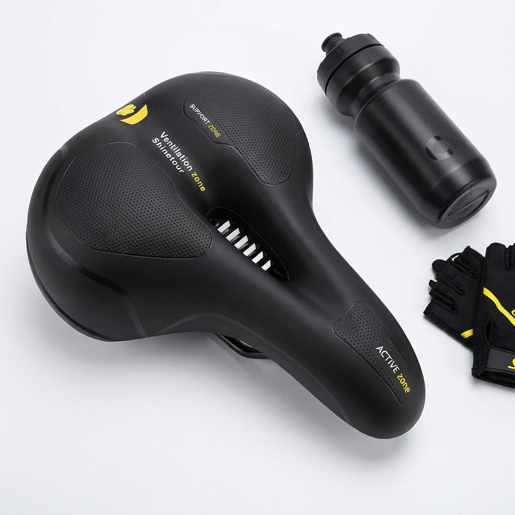 Ergonomischer Fahrradsattel für Herren | Atmungsaktiv & Komfortabel | Ideal für Lange Strecken 0