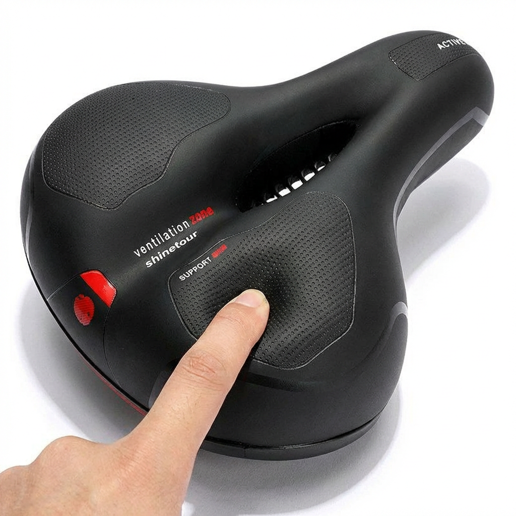 Ergonomischer Fahrradsattel für Herren | Atmungsaktiv & Komfortabel | Ideal für Lange Strecken 0