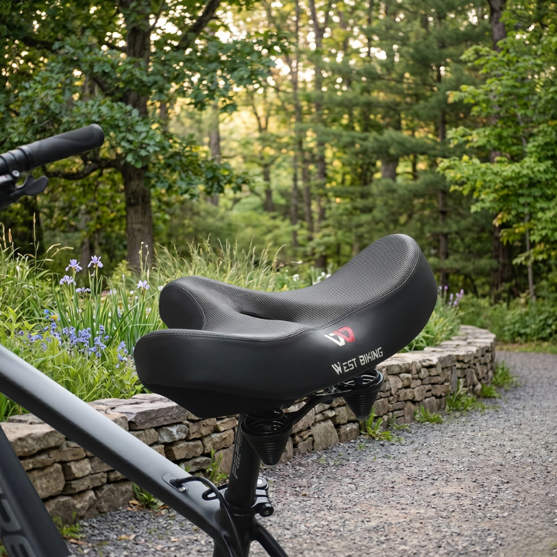 Ergonomischer Fahrradsattel mit Atmungsaktivem Material | Ideal für Komfort und Druckstellenreduktion 1