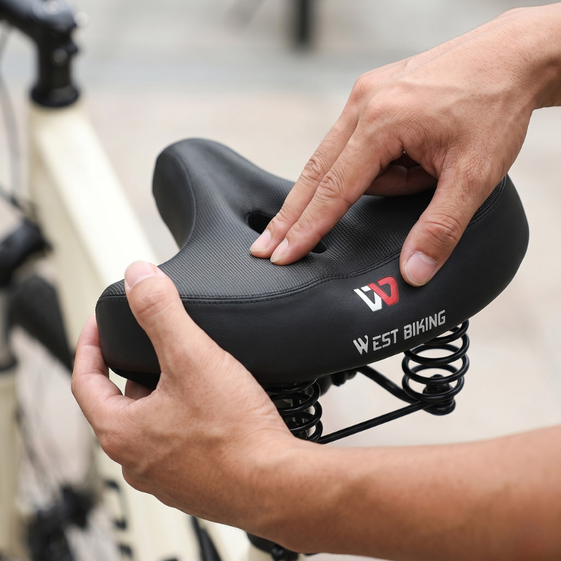 Ergonomischer Fahrradsattel mit Atmungsaktivem Material | Ideal für Komfort und Druckstellenreduktion 1