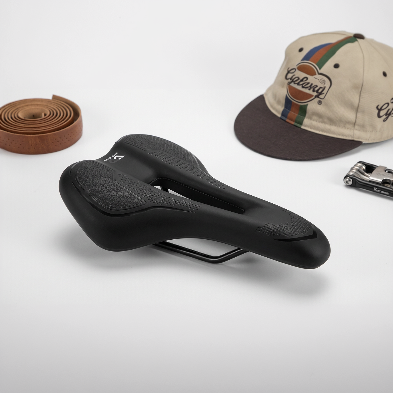 Ergonomischer Fahrradsattel mit Hochwertiger Polsterung für Maximalen Komfort 0