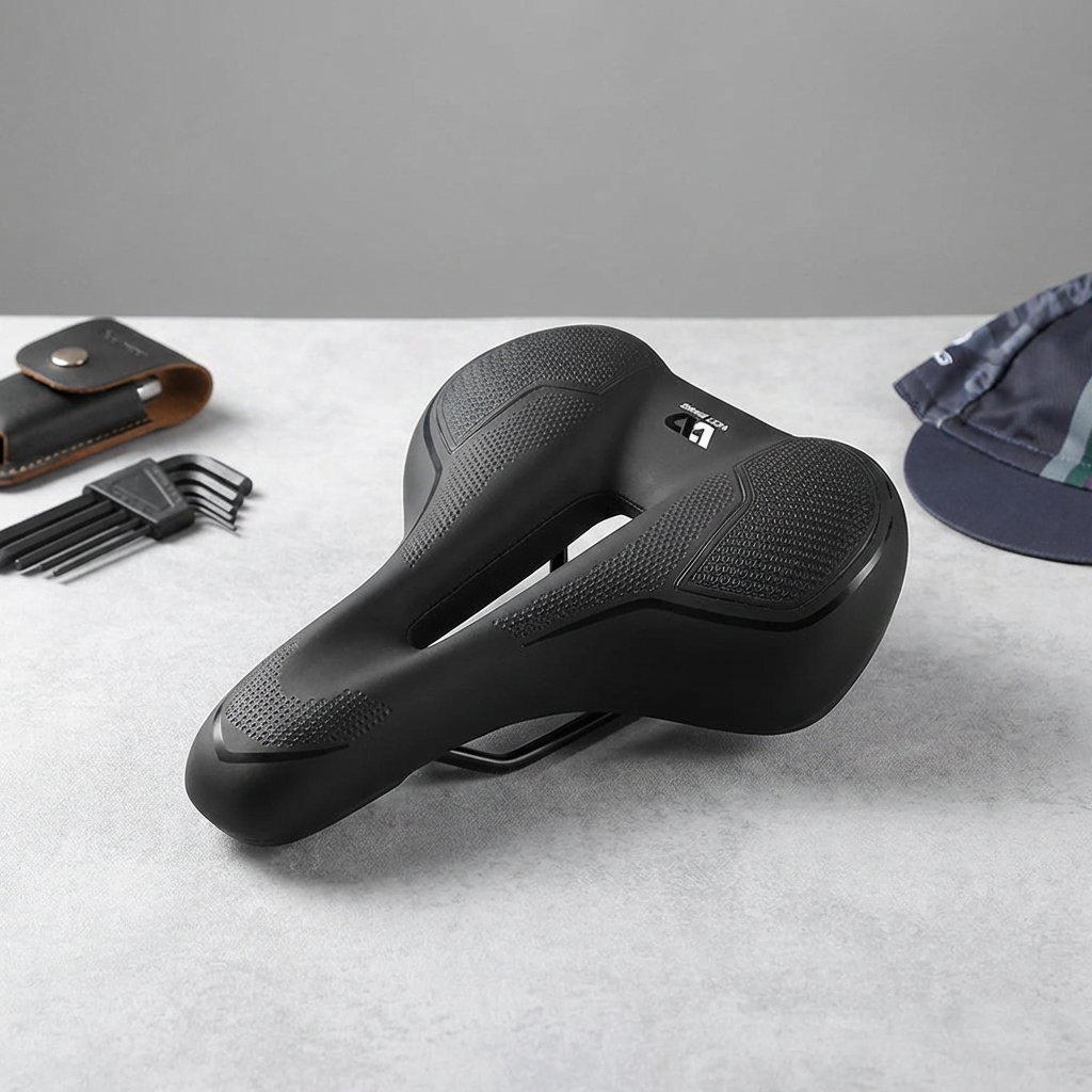Ergonomischer Fahrradsattel mit Hochwertiger Polsterung für Maximalen Komfort 0