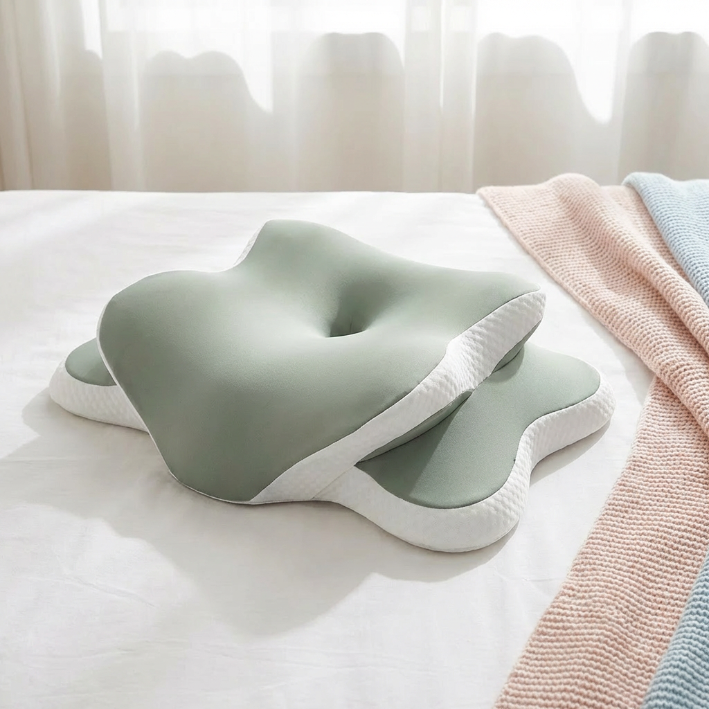 Ergonomisches Nackenkissen | Memory-Schaum mit Kontur | Nackenstützkissen für Nackenschmerzen lindern 8