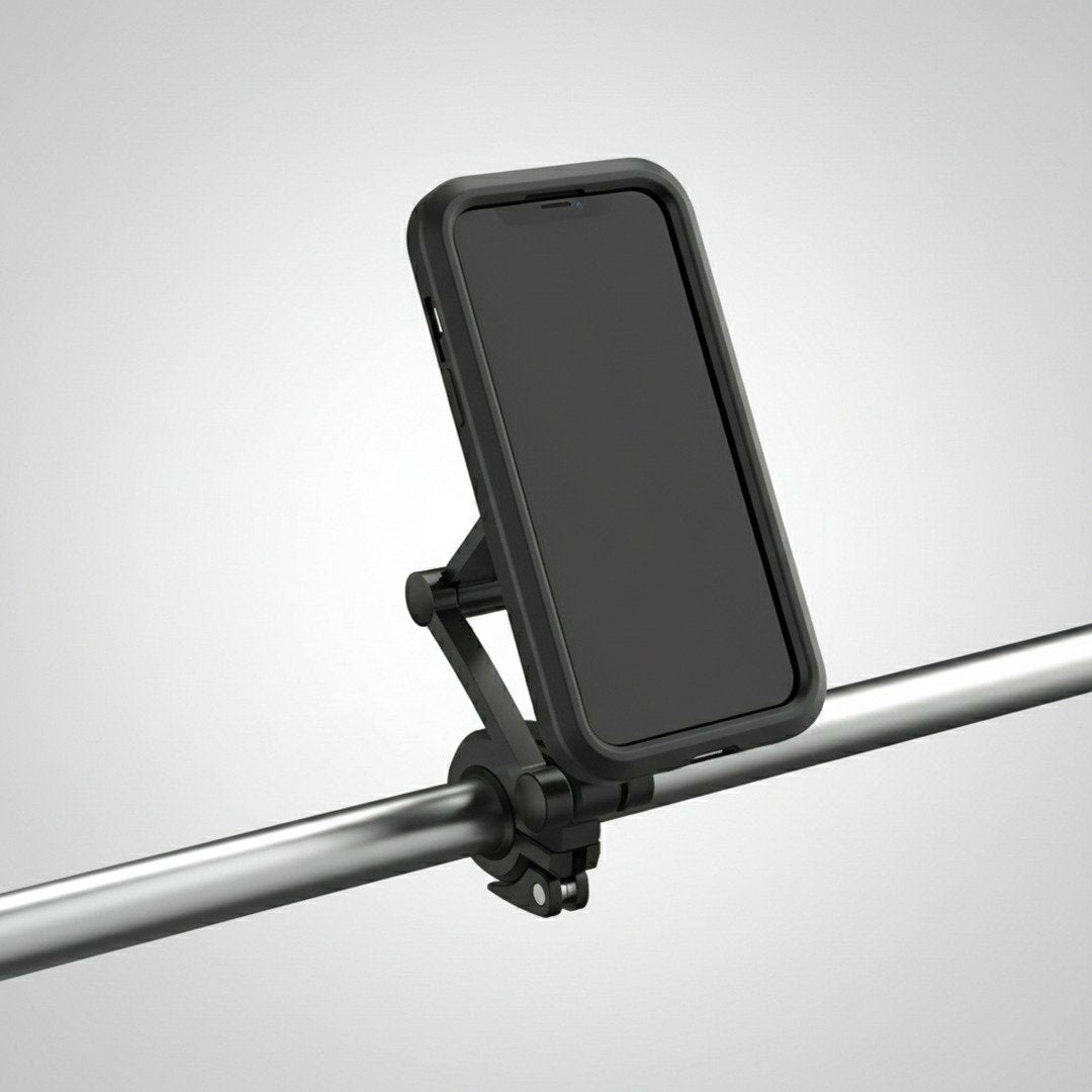 Fahrrad Smartphonehalter | 100% Wasserdicht mit 360-Grad Drehfunktion | Universelle Kompatibilität für Smartphones bis 7 Zoll 3