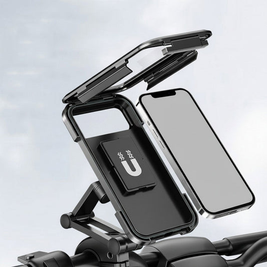 Fahrrad Smartphonehalter | 100% Wasserdicht mit 360-Grad Drehfunktion | Universelle Kompatibilität für Smartphones bis 7 Zoll 3