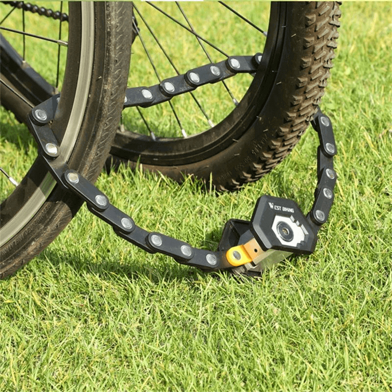 Faltbares Fahrradschloss mit Hochwertiger Zinklegierung | Optimaler Diebstahlschutz für Fahrräder und E-Bikes 4