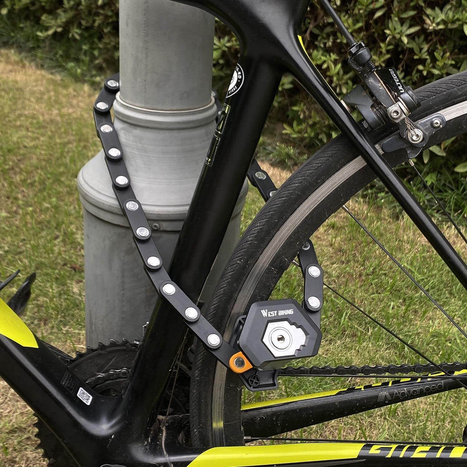 Faltbares Fahrradschloss mit Hochwertiger Zinklegierung | Optimaler Diebstahlschutz für Fahrräder und E-Bikes 5