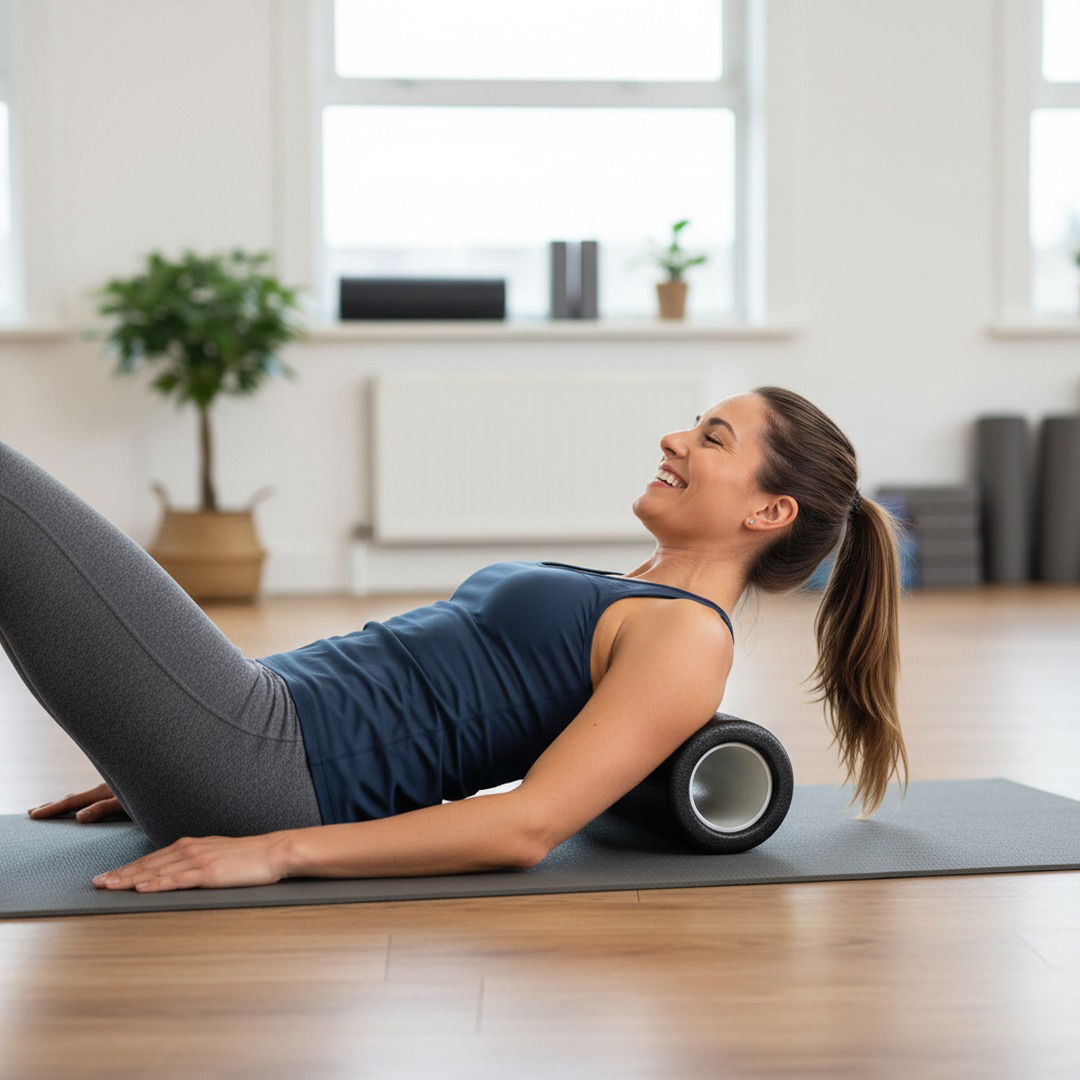 Fitness Roller | EPP Schaumstoffrolle mit Tiefenmassage-Effekt | Tragbar für Muskelentspannung und Stabilität 5