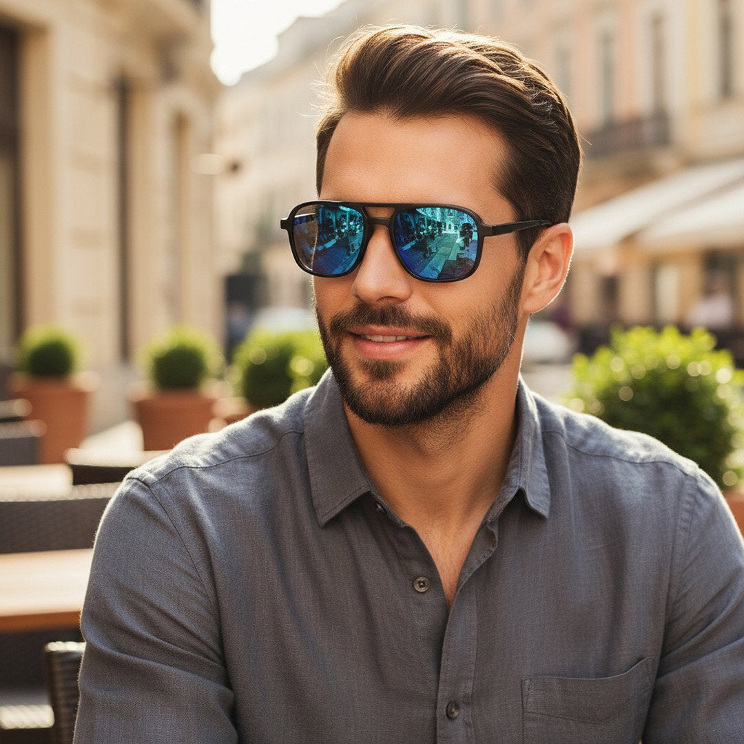 FlexView | 6-in-1 Sonnenbrille Herren & Damen mit UV400 Schutz | Vielseitig für jeden Anlass 5