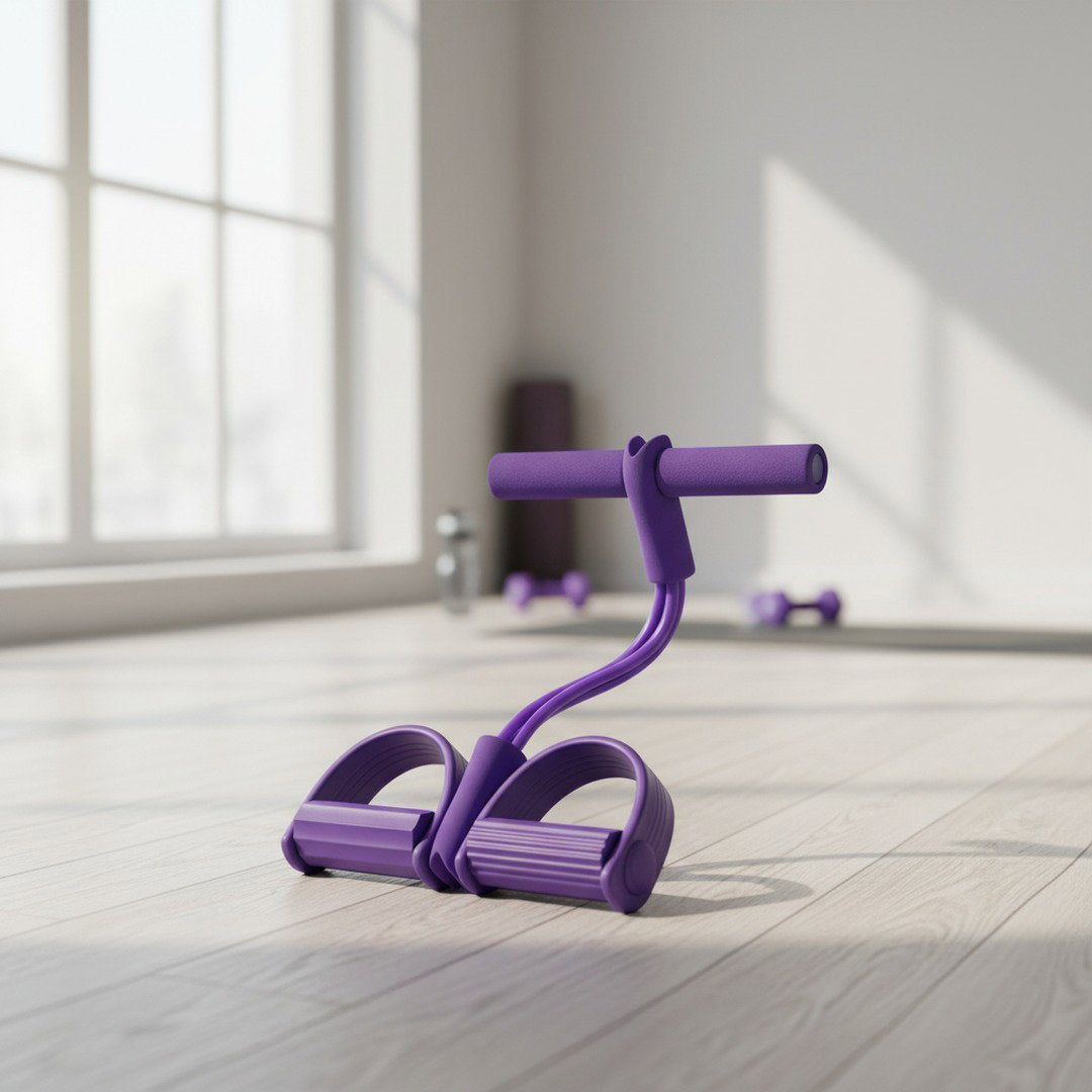 Flexano | Fitnessband Set mit Ergonomischen Griffen | Vielseitiges Training für Zuhause und Unterwegs 8