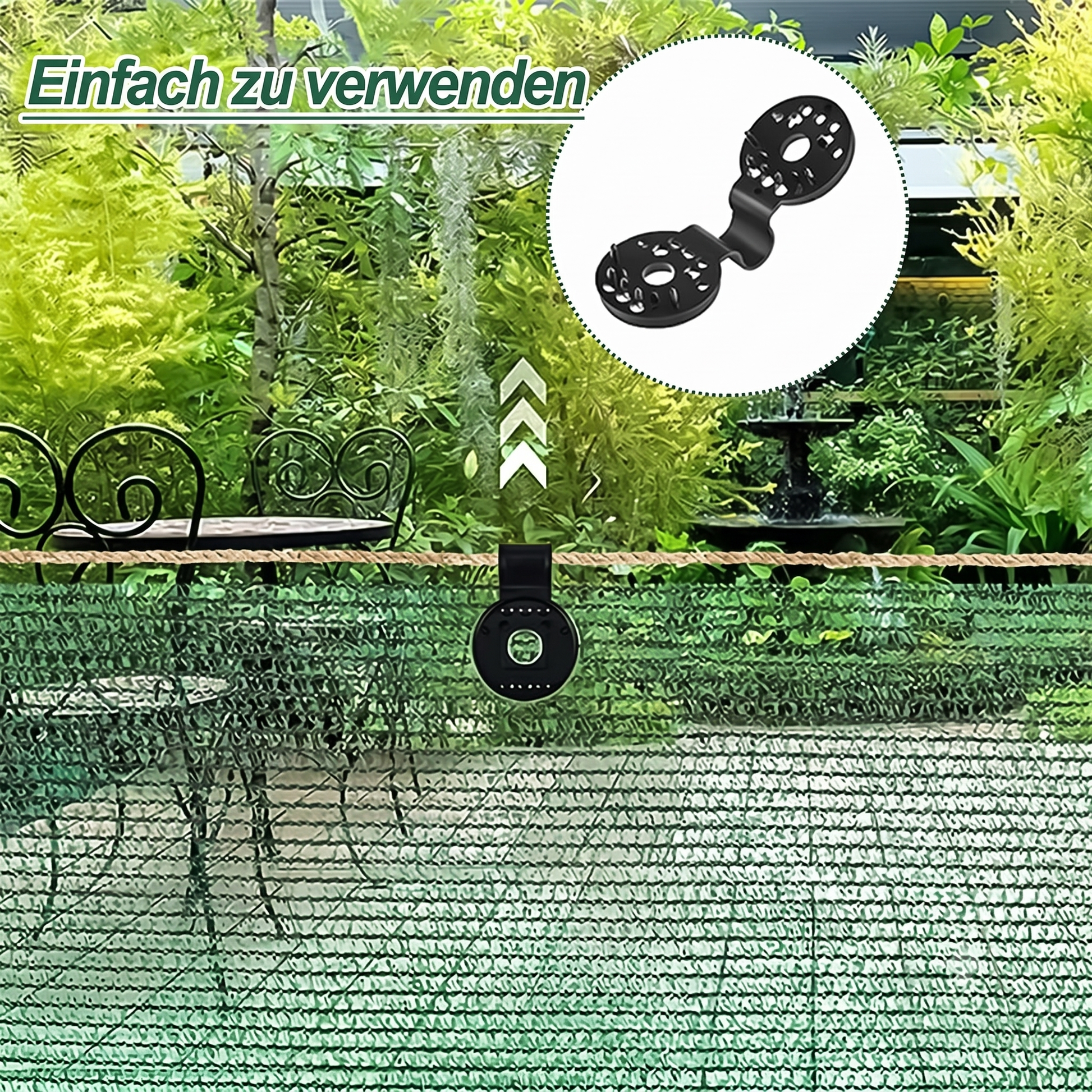 Kunststoffclips für Schattentuch | Robuste Clips mit Einfachem Installationsprozess | Vielseitig für Garten und Pflanzen 13