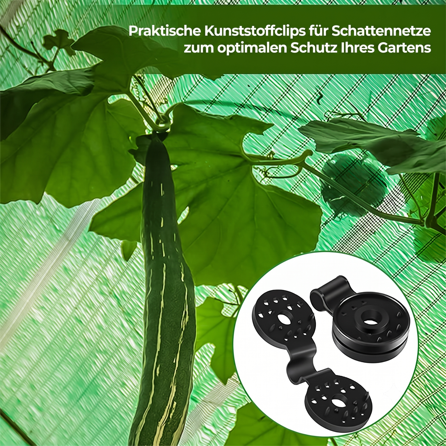 Kunststoffclips für Schattentuch | Robuste Clips mit Einfachem Installationsprozess | Vielseitig für Garten und Pflanzen 11