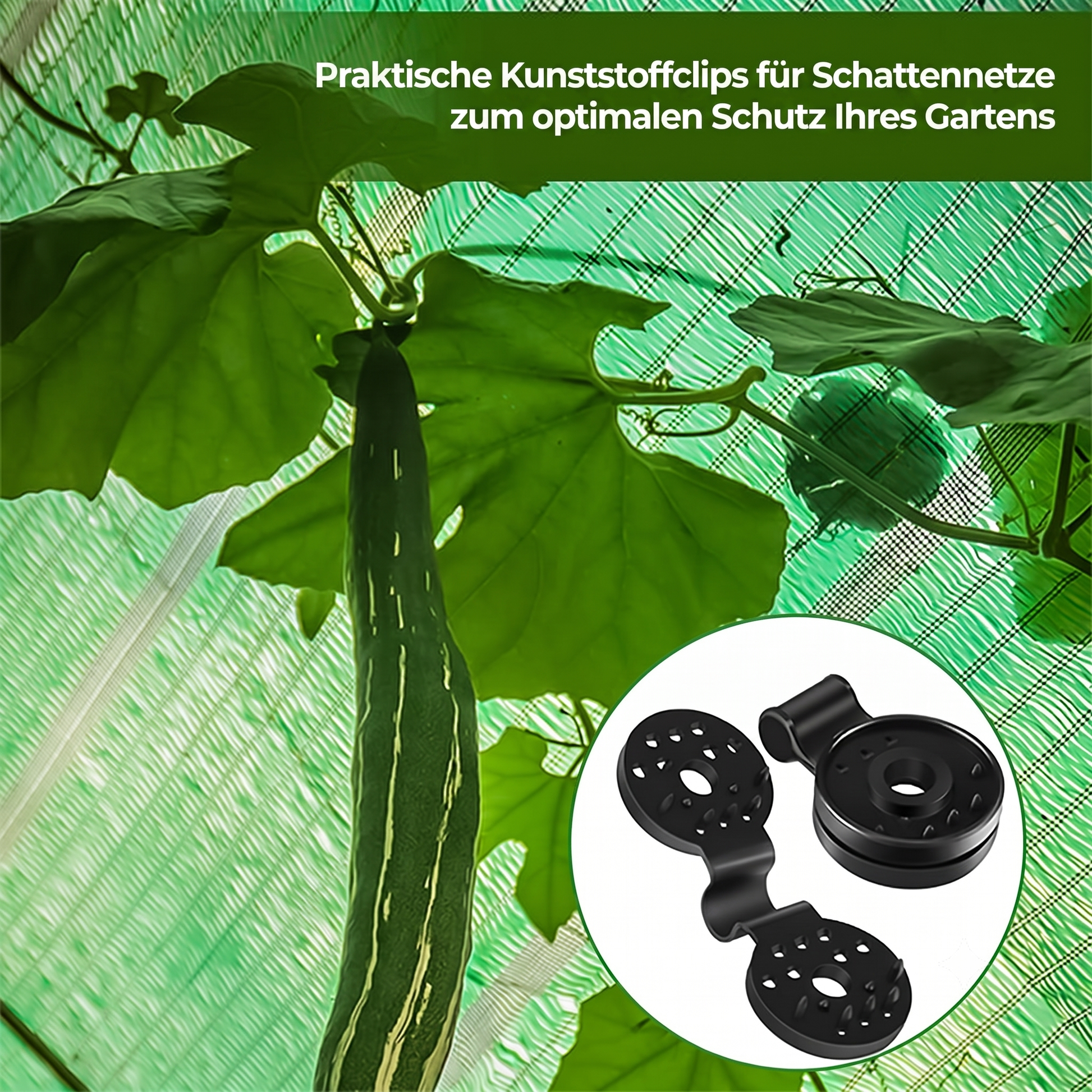 Kunststoffclips für Schattentuch | Robuste Clips mit Einfachem Installationsprozess | Vielseitig für Garten und Pflanzen 11