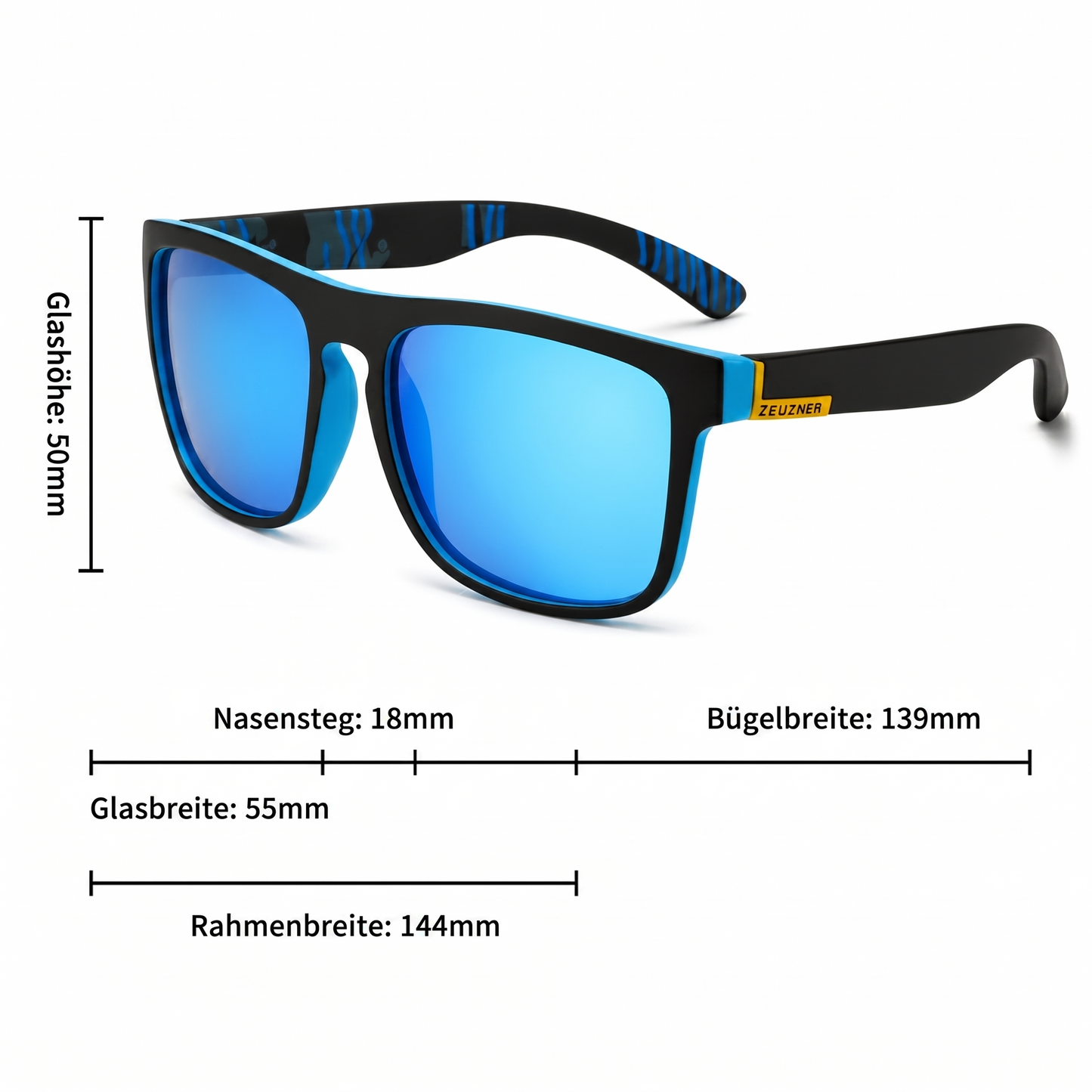 Polarisierte Sonnenbrille für Herren & Damen mit Ergonomischem Design | UV400 Schutz für Klare Sicht bei Outdoor-Aktivitäten 3