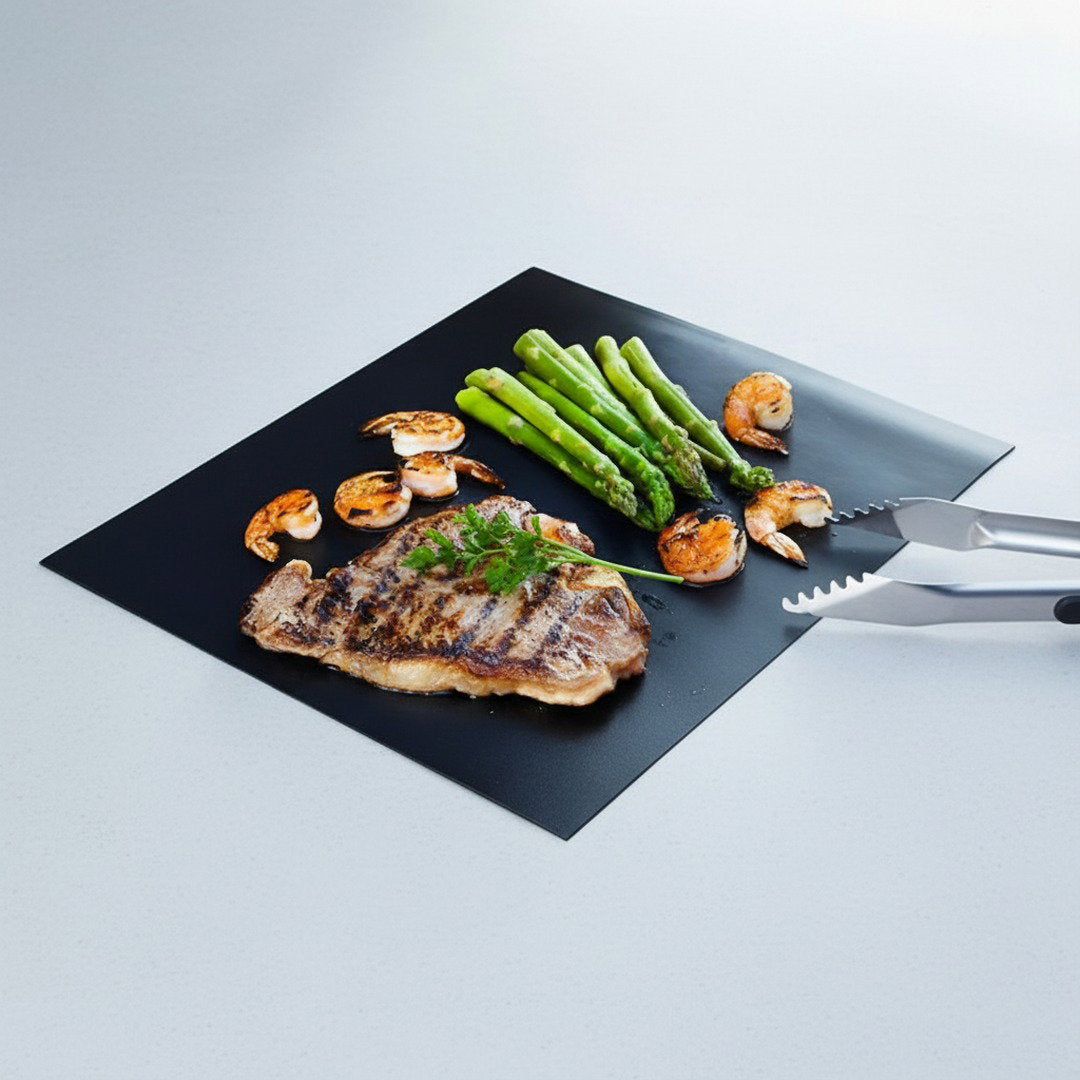 GrillEase | Grillmatte für Gasgrill mit Antihaftbeschichtung | Sauberes Grillen für Gesunde Mahlzeiten 4