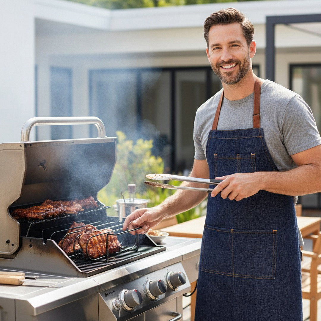 GrillMeister Pro | Grillzubehör Gasgrill Rippchenhalter mit Antihaftbeschichtung | Platzsparend für Perfekte BBQ Ergebnisse 2