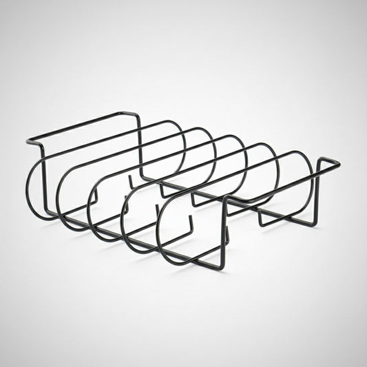 GrillMeister Pro | Grillzubehör Gasgrill Rippchenhalter mit Antihaftbeschichtung | Platzsparend für Perfekte BBQ Ergebnisse 2