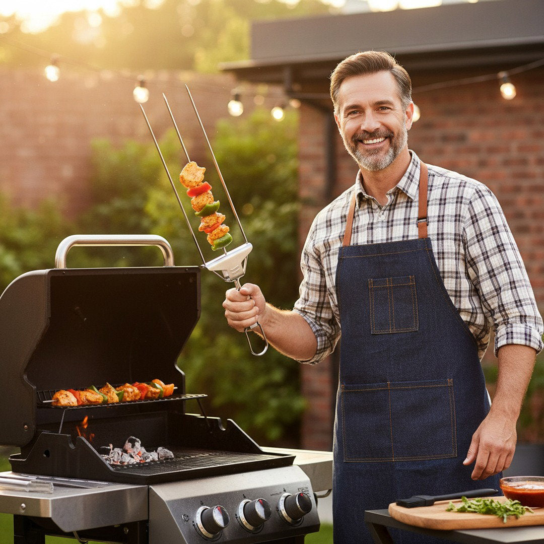 GrillPro | 3-in-1 Grillwerkzeug mit Gleichmäßiger Wärmeverteilung | Effizientes Grillen für Perfekte Ergebnisse 4