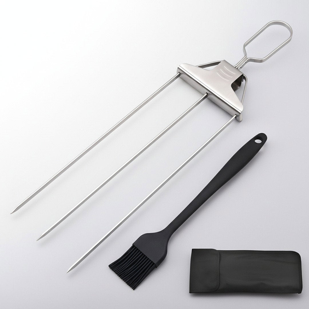 GrillPro | 3-in-1 Grillwerkzeug mit Gleichmäßiger Wärmeverteilung | Effizientes Grillen für Perfekte Ergebnisse 4