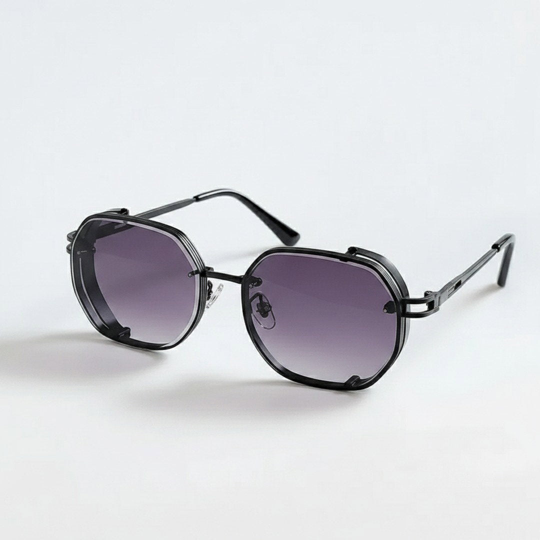 Herren Sonnenbrille | Elegante UV400-Sonnenbrille mit Stahlrahmen | Stilvolles Accessoire für Jeden Anlass 4