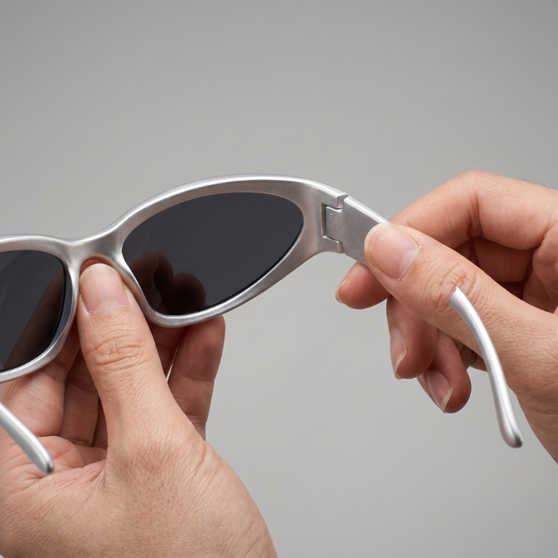 Herren Sportliche Retro Sonnenbrille | UV400 Schutz mit Verspiegelten Gläsern 6