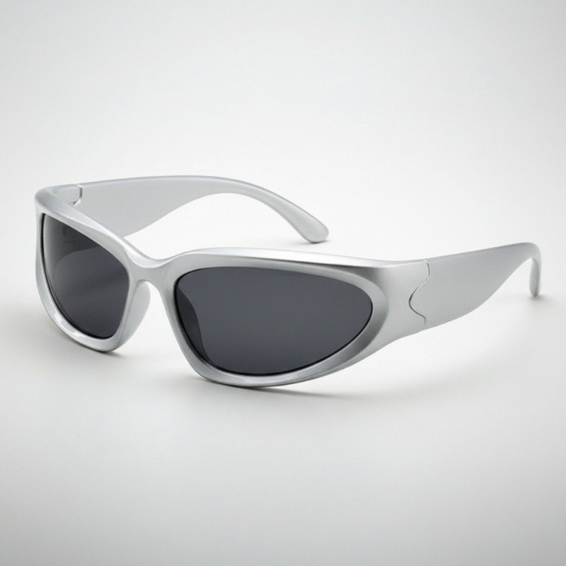 Herren Sportliche Retro Sonnenbrille | UV400 Schutz mit Verspiegelten Gläsern 6