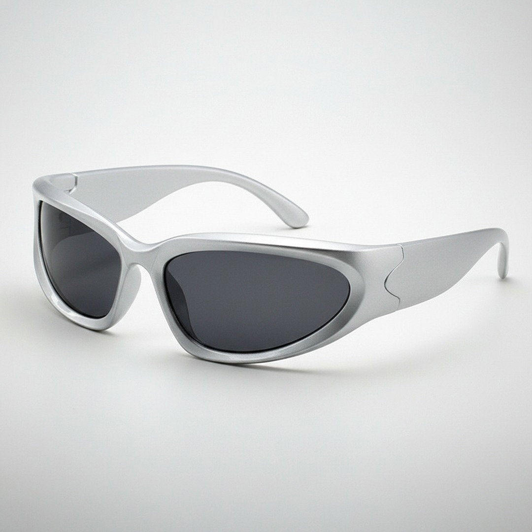 Herren Sportliche Retro Sonnenbrille | UV400 Schutz mit Verspiegelten Gläsern 6