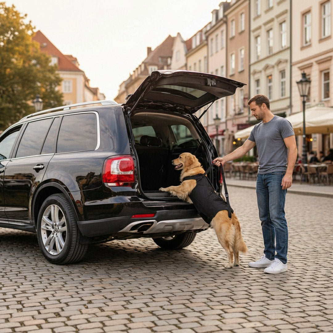 Hund Tragehilfe | Ergonomischer Hebegurt für Große Hunde | Unterstützung beim Treppensteigen und Spaziergängen 3