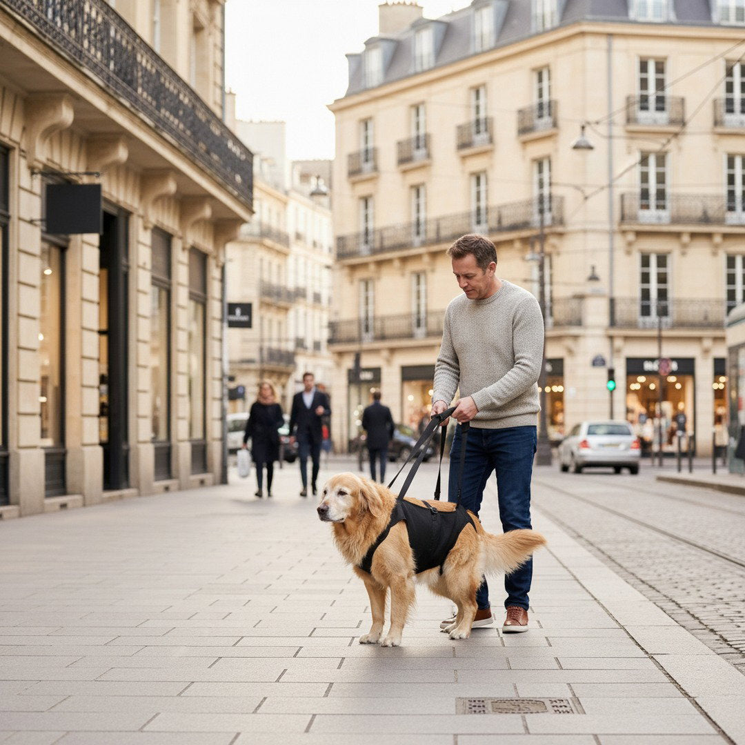 Hund Tragehilfe | Ergonomischer Hebegurt für Große Hunde | Unterstützung beim Treppensteigen und Spaziergängen 3