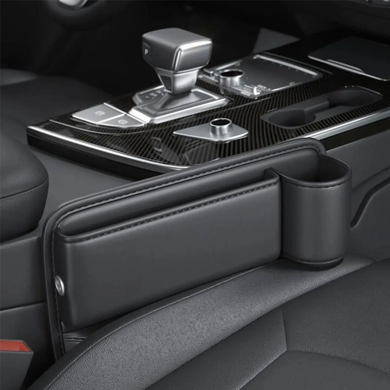 Karnz | Autositz Organizer mit modischem Design und Ladeanschluss | Praktische Aufbewahrungslösung für Ordnung im Auto 8