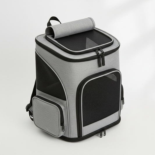Katzenrucksack | Tragbarer Katzen Rucksack mit Sichtfenster & Belüftung | Stressfreies Reisen für Deine Katze 8